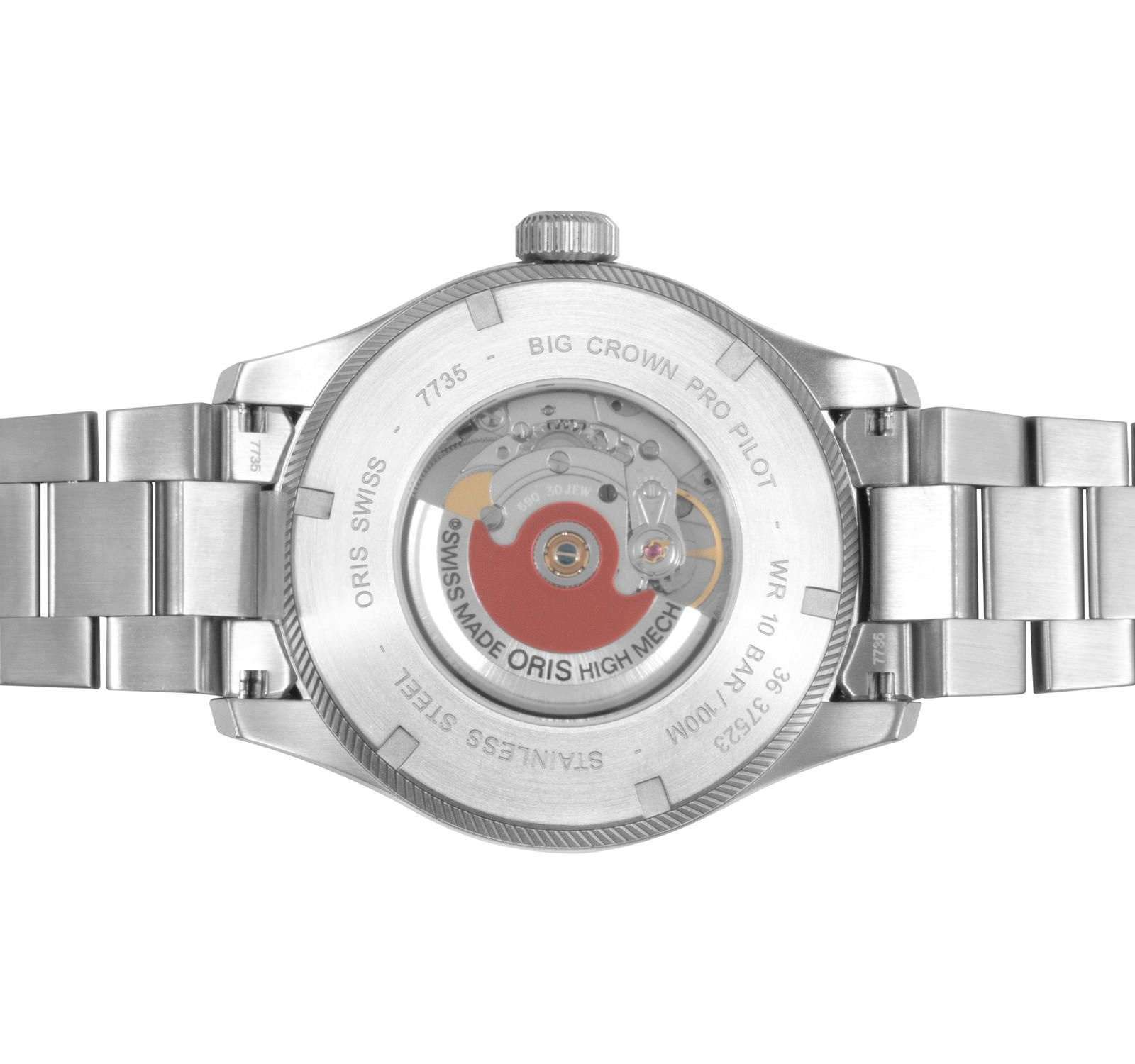 Oris Oris ProPilot 01 690 7735 4063-07 8 22 19-1 мужские часы черный циферблат на запястье